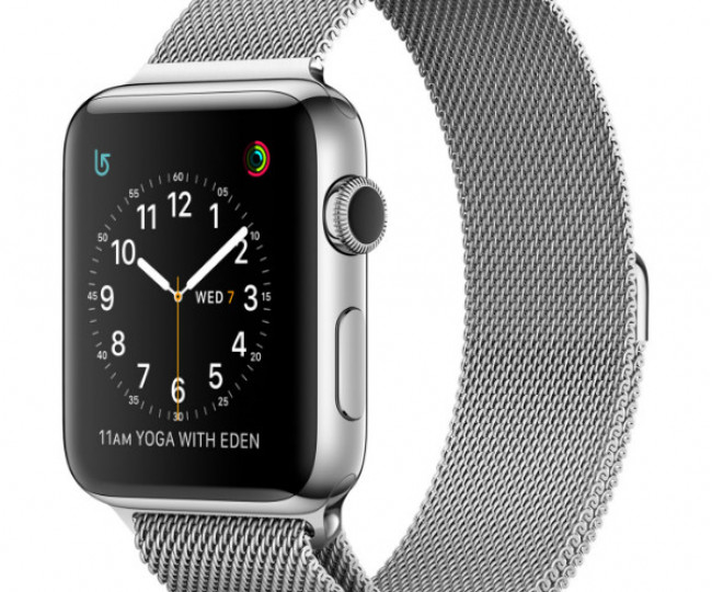 Apple Watch Series 2 42mm Stainless Steel Case with Milanese Loop (MNPU2)