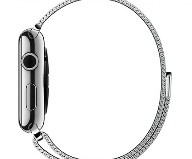 Apple Watch Series 2 42mm Stainless Steel Case with Milanese Loop (MNPU2)