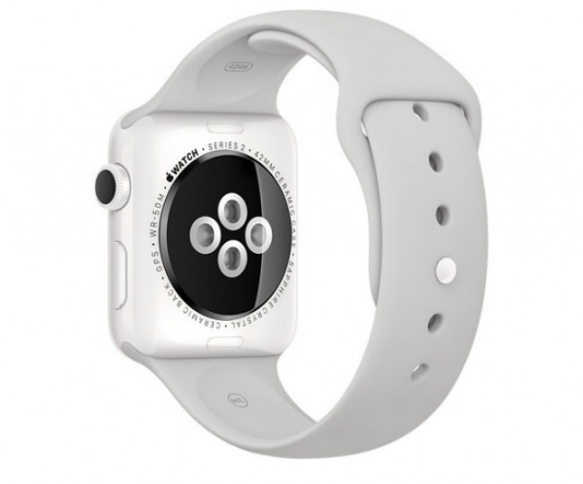 Apple Watch Edition 38mm White Ceramic Case with Cloud Sport Band (MNPF2)