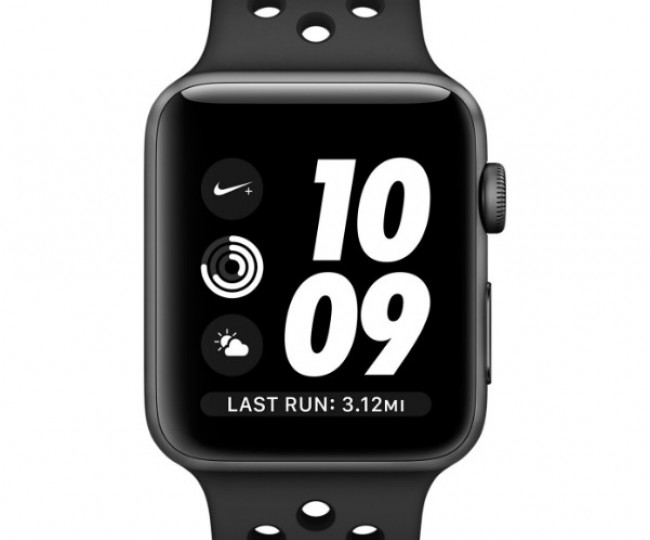 Apple Watch Series 3 Nike+ 42mm Space Alum Case with Anthracite/Black Nike Sport Band (MQ182) б/у