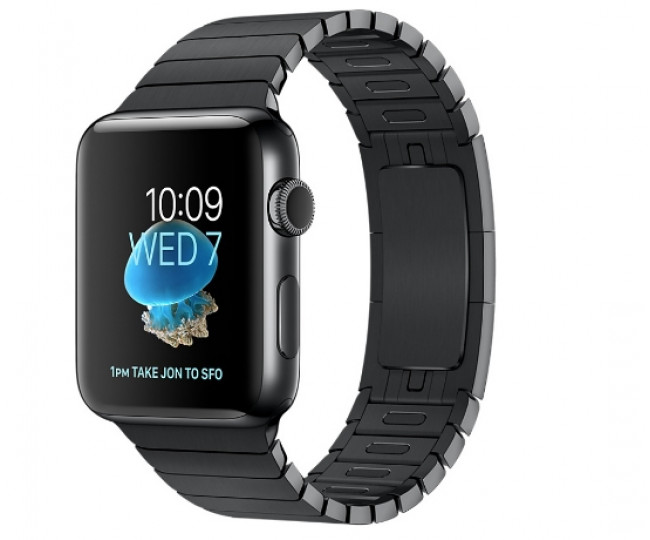 Apple Watch Series 2 42mm Space Black Stainless Steel Case with Space Black Link Bracelet Band (MNQ02)