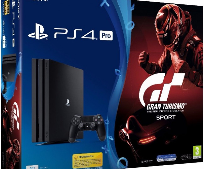 Игровая консоль Sony Playstation 4 PRO 1TB + игра Gran Turismo Sport