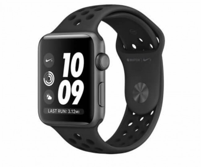 Apple Watch Series 3 Nike+ GPS 42mm Space Gray Aluminum Case with Anthracite/Black Nike Sport Band (MQL42)