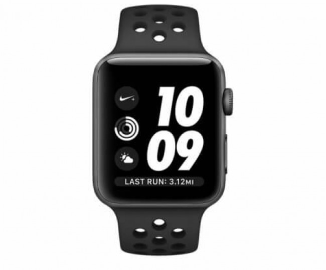 Apple Watch Series 3 Nike+ GPS 42mm Space Gray Aluminum Case with Anthracite/Black Nike Sport Band (MQL42)