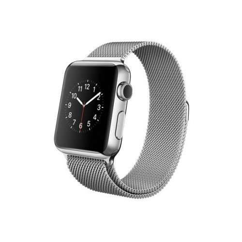 Apple Watch 38mm Stailnless Steel Case with Milanese Loop (MJ322)