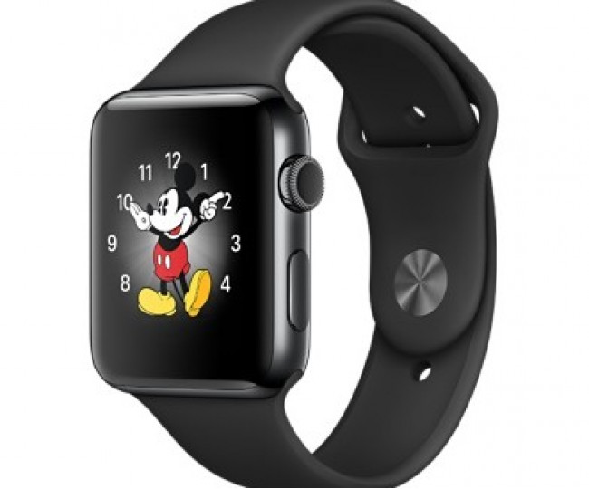 Apple Watch Series 2 42mm Space Black Stainless Steel with Black Sport Band (MP4A2ZP) б\у