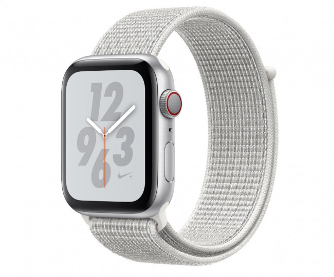 Apple Watch Series 4 Nike (GPS Cellular) 40mm Silver Aluminium Case with Summit White Nike Sport Loop (MTX72 / MTXF2) 