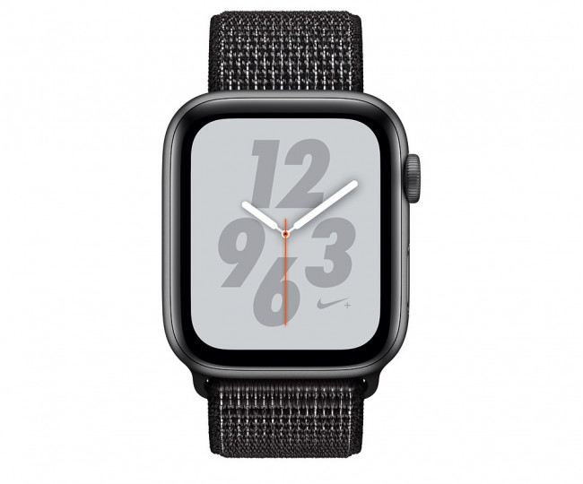 Apple Watch Nike Series 4 GPS 40mm Gray Alum. w. Black Nike Sport l. Gray Alum. (MU7G2)