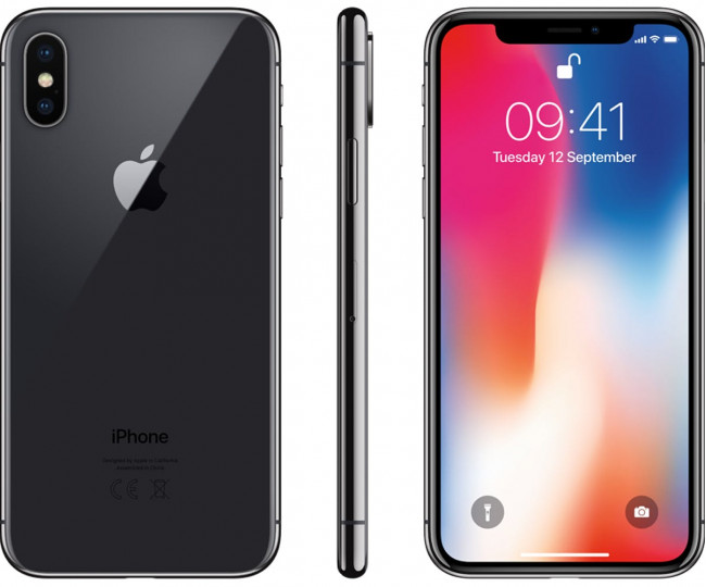 Apple iPhone X 64GB Space Gray (MQAC2)