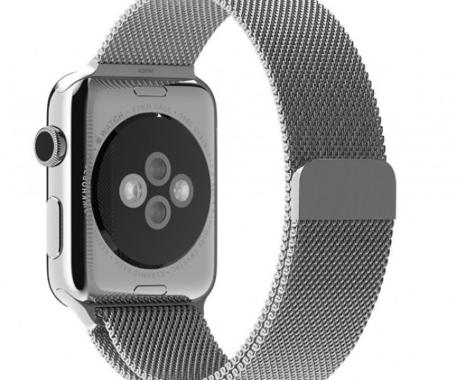 Ремінець Apple Watch 42 / 44mm Milanese Loop Silver