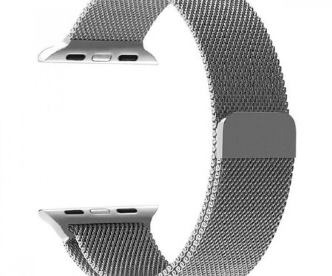 Ремінець Apple Watch 42 / 44mm Milanese Loop Silver