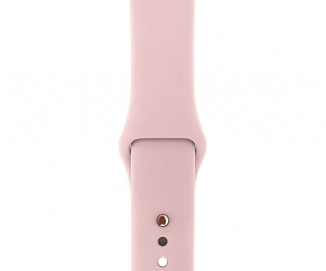 Apple Watch Series 3 GPS LTE 38mm Gold Aluminum Case with Pink Sand Sport Band (MQJQ2)