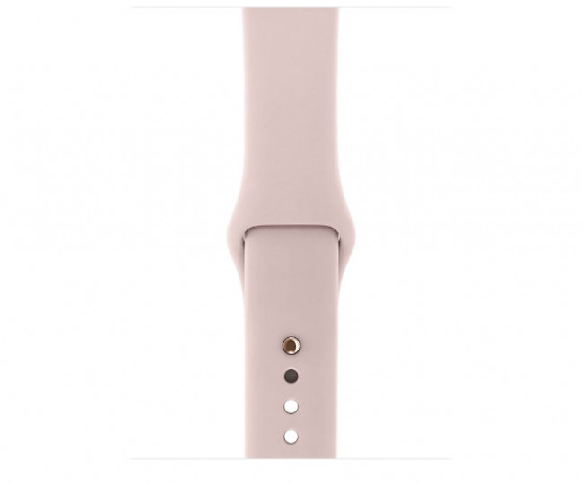 Apple Watch Series 3 38mm GPS Gold Aluminum Case with Pink Sand Sport Band (MQKW2)