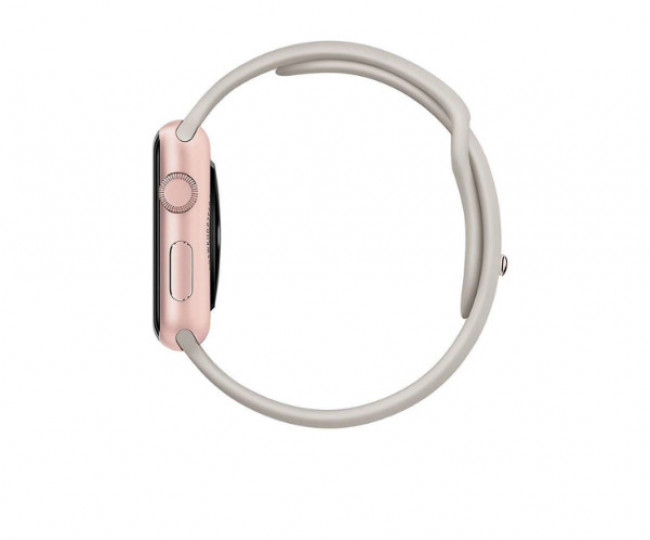 Apple Watch Series 3 38mm GPS Gold Aluminum Case with Pink Sand Sport Band (MQKW2)