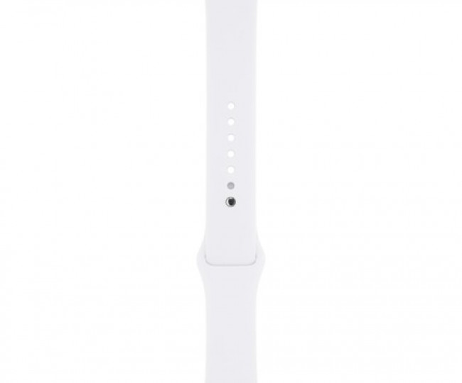 Apple Watch 38mm Stainless Steel with White Sport Band (MJ302) CPO