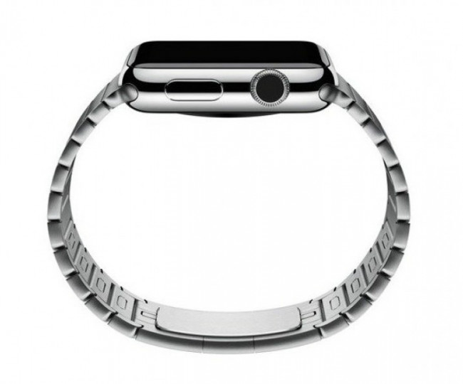 Apple Watch 38mm Stainless Steel Case with Stainless Steel Link Bracelet (MJ3E2)