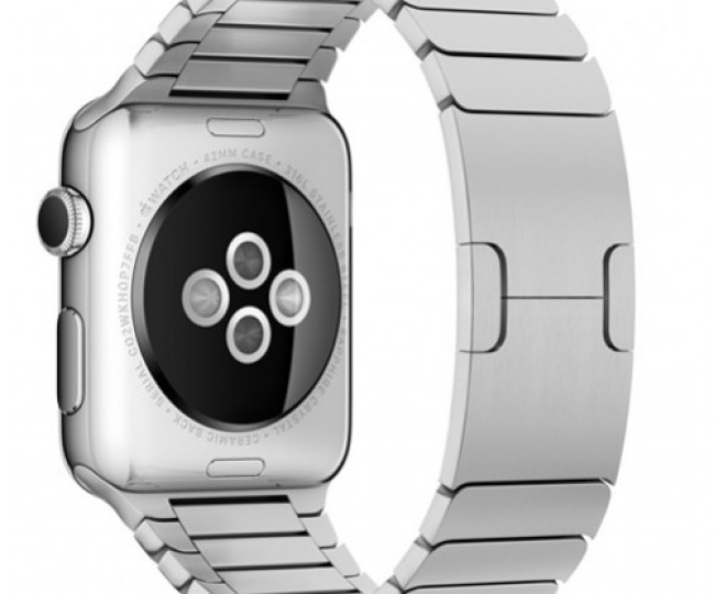 Apple Watch 38mm Stainless Steel Case with Stainless Steel Link Bracelet (MJ3E2)