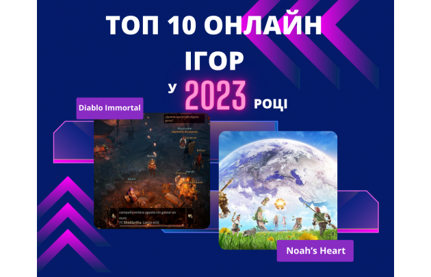 Топ 10 Онлайн ігор у 2023 році