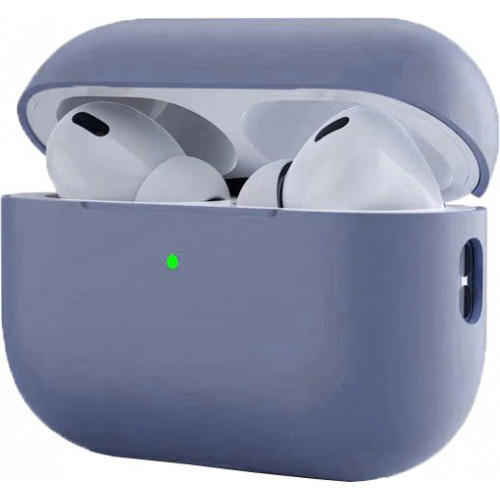 Чехол для AirPods PRO 2 Silicone case Full /lavanda gray/