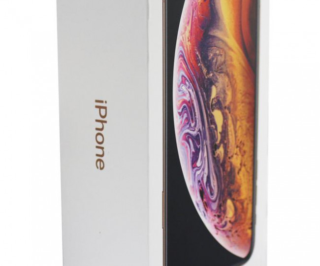 Коробка iPhone XS Gold