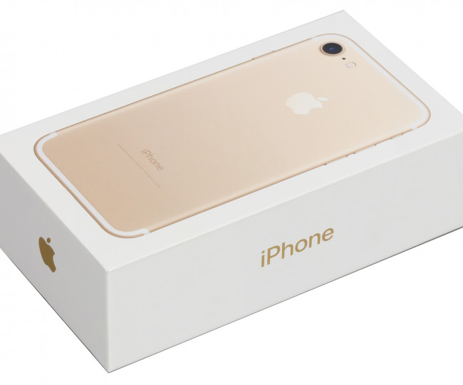 Коробка iPhone 7 Gold