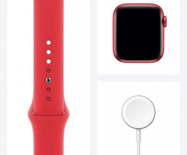 Apple Watch Series 6 GPS 40mm (GPS+LTE)(RED) Aluminium Case with RED Sport Band (M02T3, M06R3)