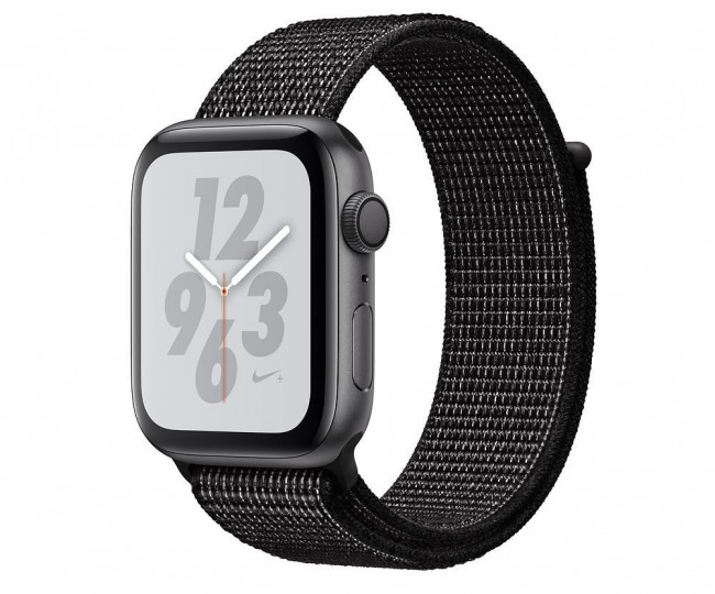 Apple Watch Nike+ Series 4 GPS  44mm SG AL  w. Black Nike Sport Loop (MU7J2) б/у