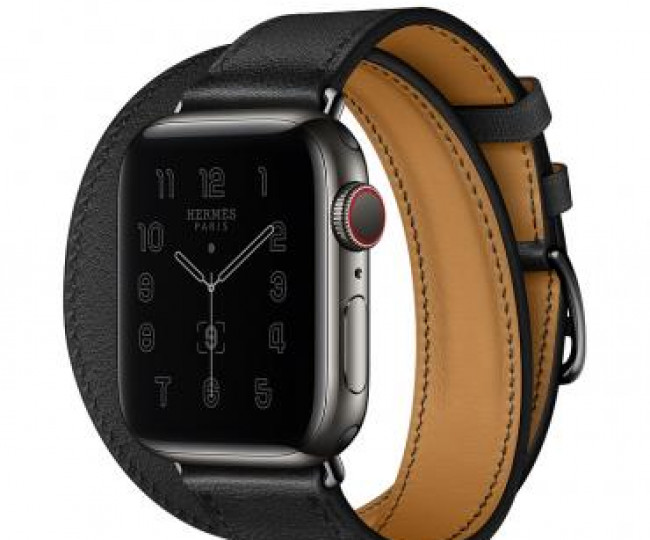 Apple Watch Hermes Series 6 40mm Space Black Stainless with Double Tour Black (MG3Q3)