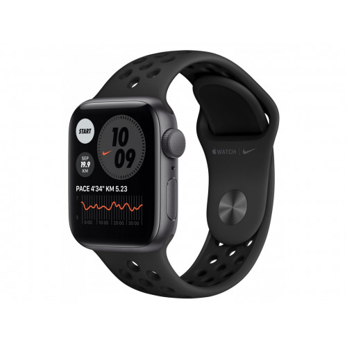 Apple Watch Nike SE GPS 44mm Space Gray Aluminum Case w. Anthracite/Black Nike Sport B. (MYYK2) 