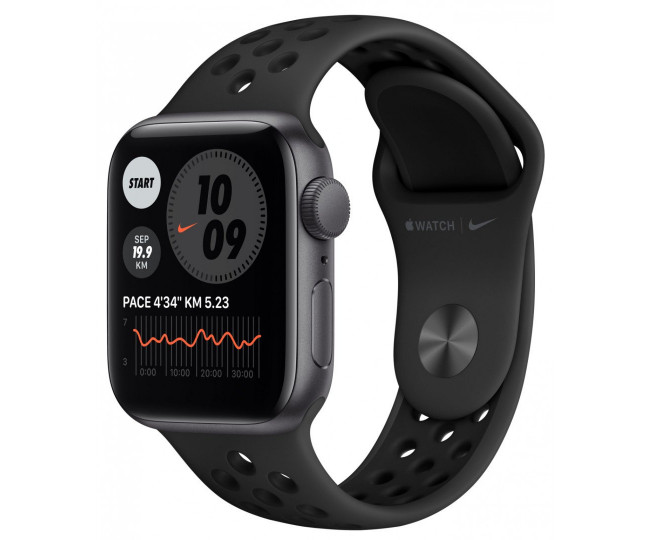 Apple Watch Nike SE GPS 44mm Space Gray Aluminum Case w. Anthracite/Black Nike Sport B. (MYYK2) 