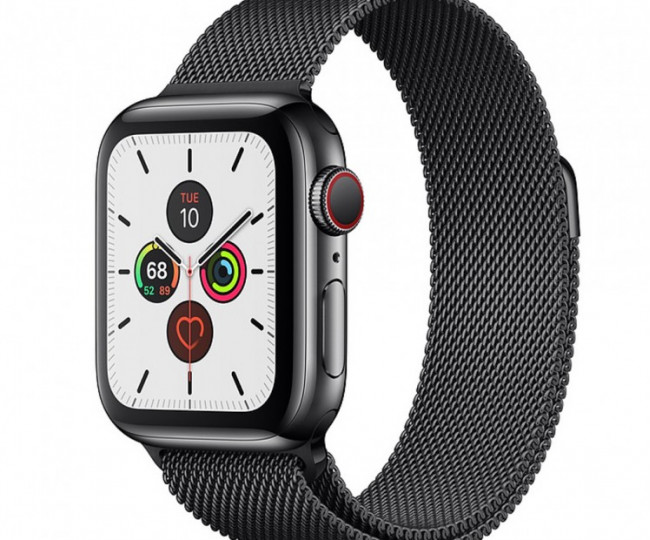 Apple Watch Series 5 (GPS + Cellular) 40mm SB Steel  Case with SB Milanese Loop (MWWX2) б/у