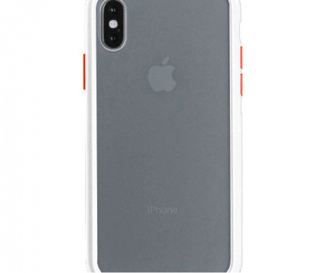 Чехол iPhone 7/8/SE 2020 Gingle Series Transparent/Red