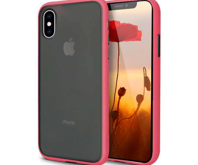 Чохол iPhone X/XS Gingle Series Camellia/Red