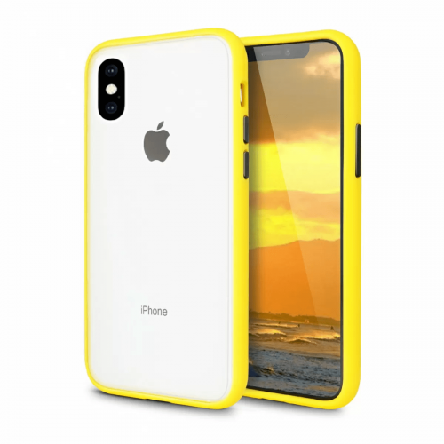 Чохол iPhone X/XS Gingle Series Yellow/Black