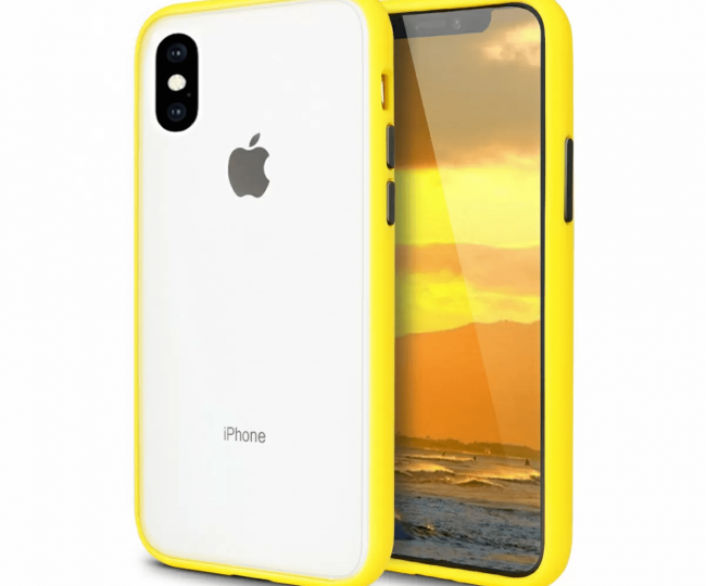 Чехол iPhone X/XS Gingle Series Yellow/Black