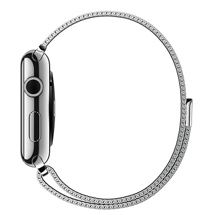 Apple Watch Series 2 42mm Stainless Steel Case with Milanese Loop (MNPU2)