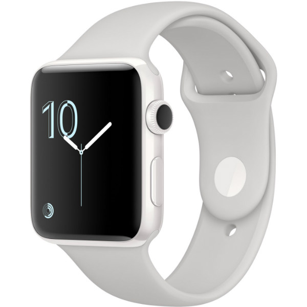 Apple Watch Edition 38mm White Ceramic Case with Cloud Sport Band (MNPF2)