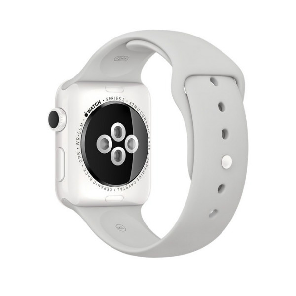 Apple Watch Edition 38mm White Ceramic Case with Cloud Sport Band (MNPF2)