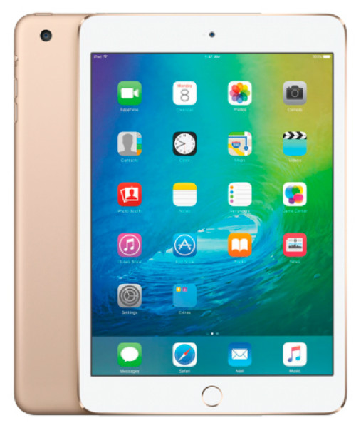 Apple iPad mini 4 with Retina display Wi-Fi 16GB Gold (MK6L2)