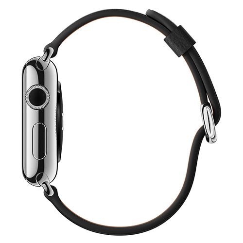 Apple Watch 42mm Stailnless Steel Case with Black Classic Buckle (MLFA2)