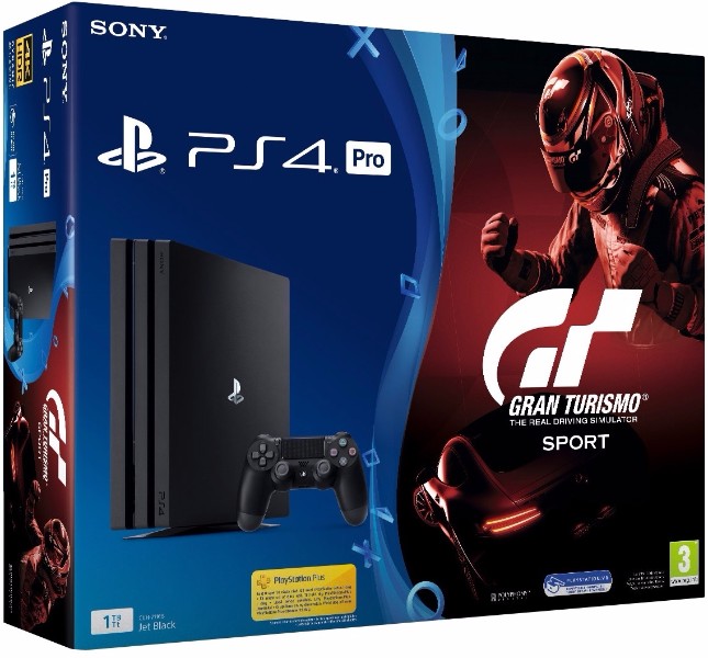 Игровая консоль Sony Playstation 4 PRO 1TB + игра Gran Turismo Sport