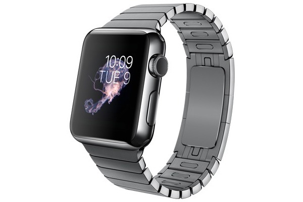 Apple Watch 38mm Space Black Case, Space Black Stainless Steel Link Bracelet (MJ3F2)