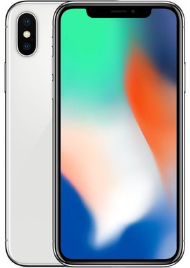 Apple iPhone X 64GB Silver (MQAD2)