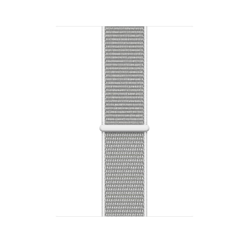 Apple Watch Series 4 GPS+Cellular 44mm Silver Aluminum Case with Seashell Sport Loop (MTVT2)