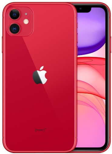 Apple iPhone 11 128GB Dual Sim Product Red (MWN92)