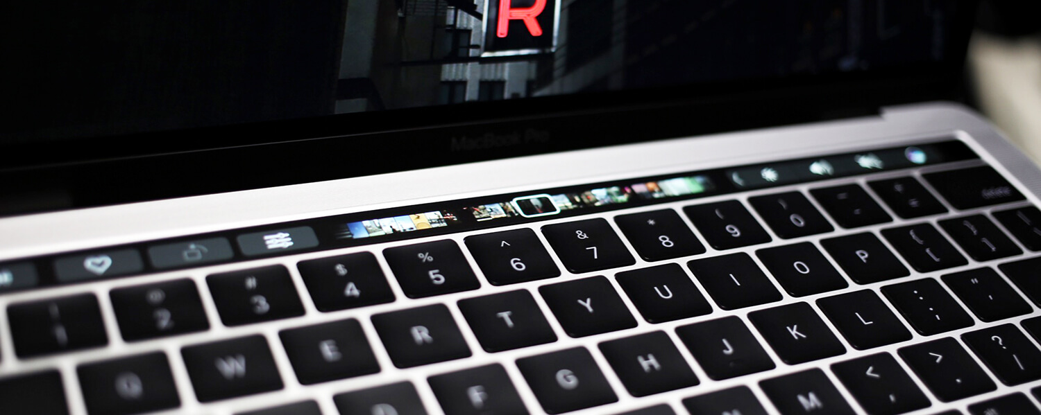 Touch Bar на MacBook Pro 13 2016