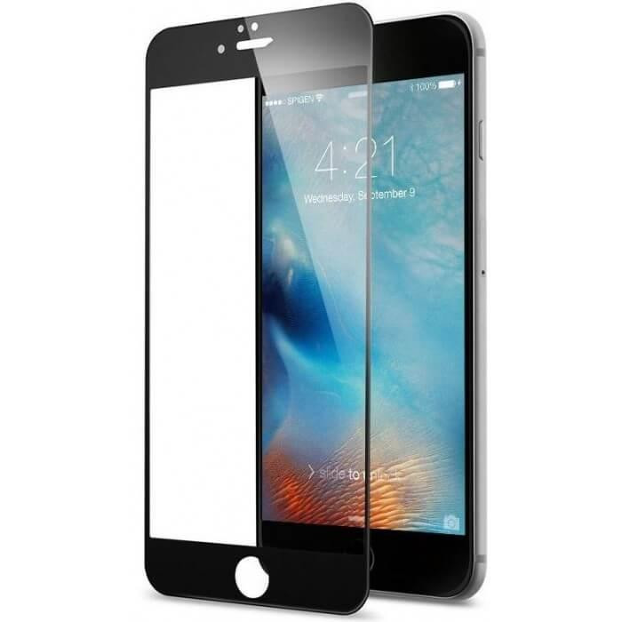 Захисне скло 5D для iPhone 7/8 Black б/к