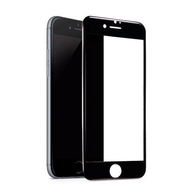 Защитное стекло 5D для iPhone 7/8 Black б/к