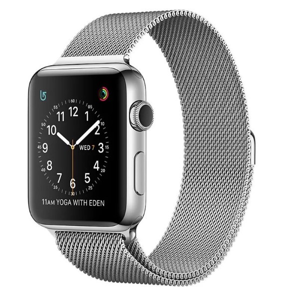 Ремінець для Apple Watch 38mm Milanese Loop Silver