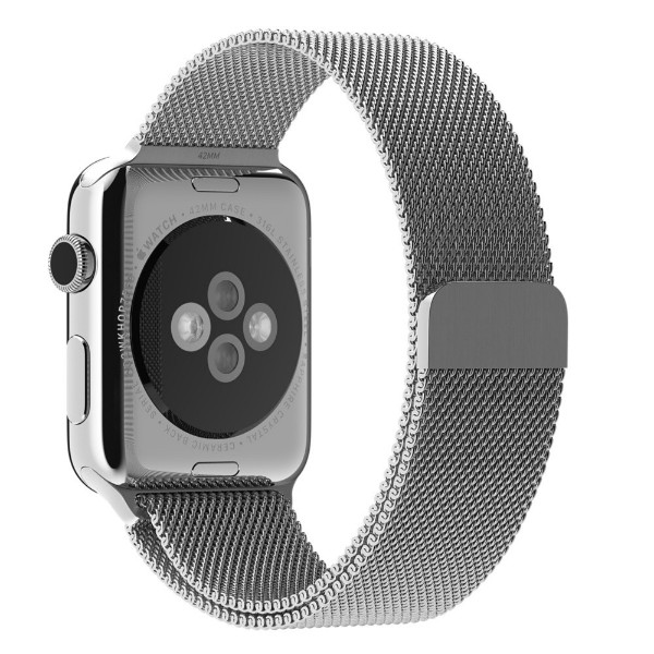 Ремешок Apple Watch 42/44mm Milanese Loop Silver